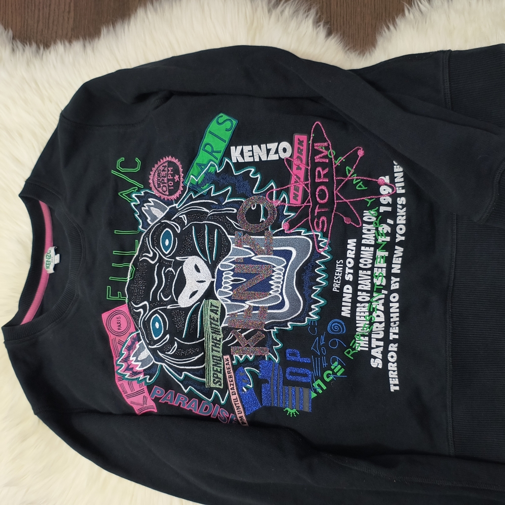 Kenzo Multicolor Graphic Sweatshirt